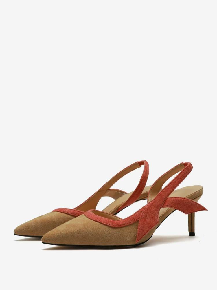 Heels& Pumps | High Heels Suede Stiletto Heel Slip-On Pumps Heels& Pumps Heels& Pumps