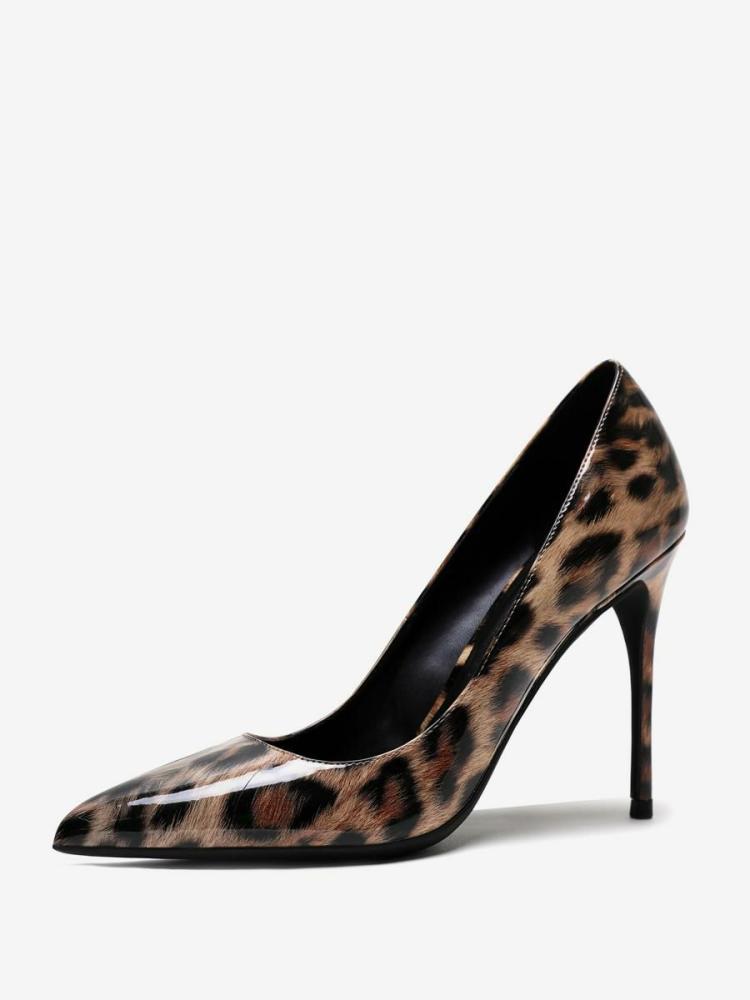 Heels& Pumps | Leopard High Heel Pumps Pointed Toe Stiletto Heels For Women Heels& Pumps Heels& Pumps