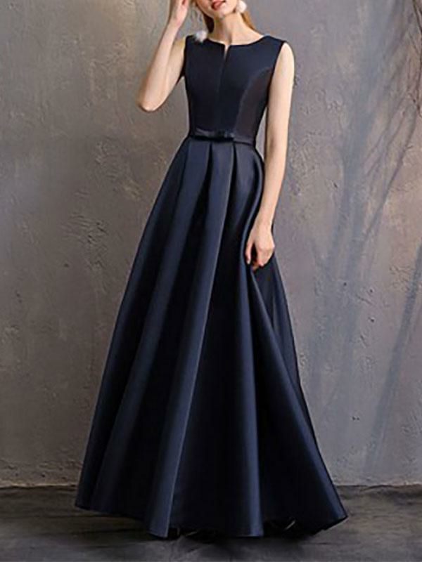 Occasion Dresses | Evening Dress A-Line V-Neck Polyester Floor-Length Formal Party Dresses Occasion Dresses Occasion Dresses