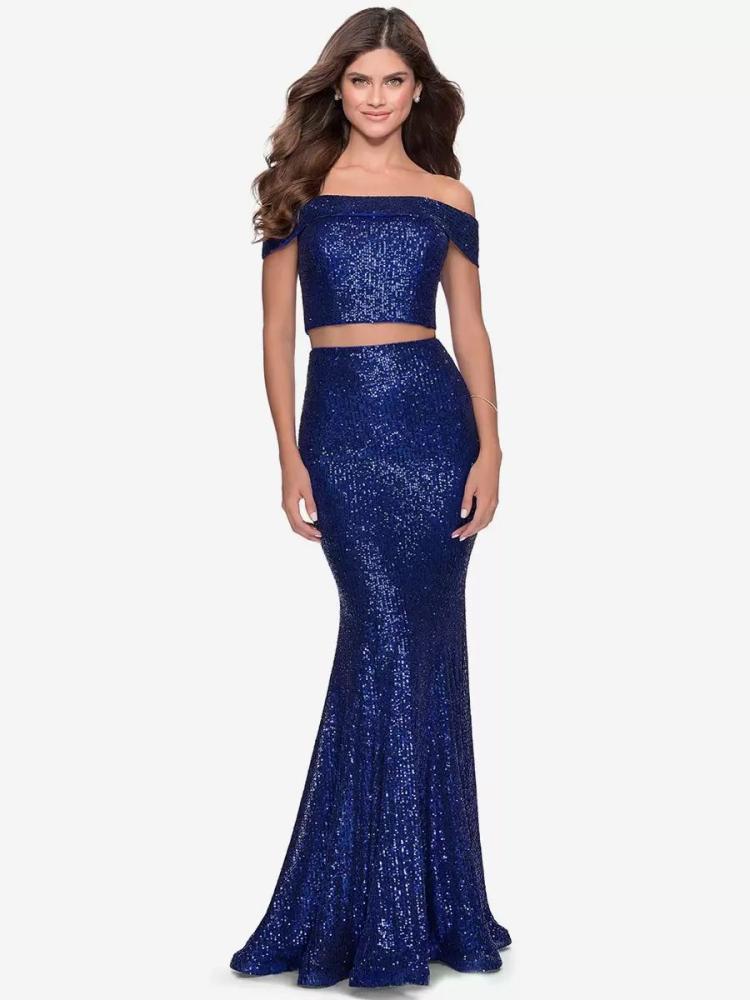 Occasion Dresses | Prom Dress Sequined Bateau Neck Mermaid Sleeveless Pageant Dresses Occasion Dresses Occasion Dresses