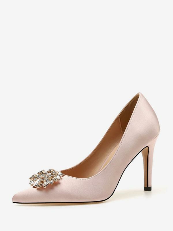 Occasion Shoes | Evening Heels Bridal Pumps with Rhinestones Occasion Shoes Occasion Shoes