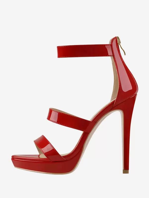 Occasion Shoes | Heel Sandals Black Open Toe Stiletto Heel Strappy Sexy Sandals Occasion Shoes Occasion Shoes