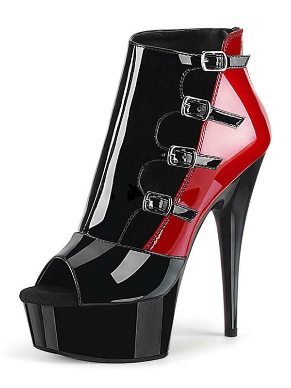 Occasion Shoes | Pole Dance Shoes Sexy Ankle Boots Platform Exotic Heels Stripper Shoes in Black Occasion Shoes Occasion Shoes