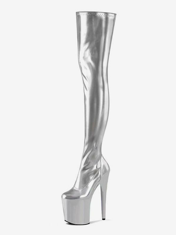 Occasion Shoes | Pole Dance Shoes Sexy Platform Stiletto Heel Thigh High Boots Occasion Shoes Occasion Shoes