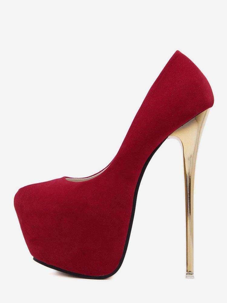 Occasion Shoes | Sexy High Heels Women Red Platform Stiletto Heel Slip On Pumps Occasion Shoes Occasion Shoes