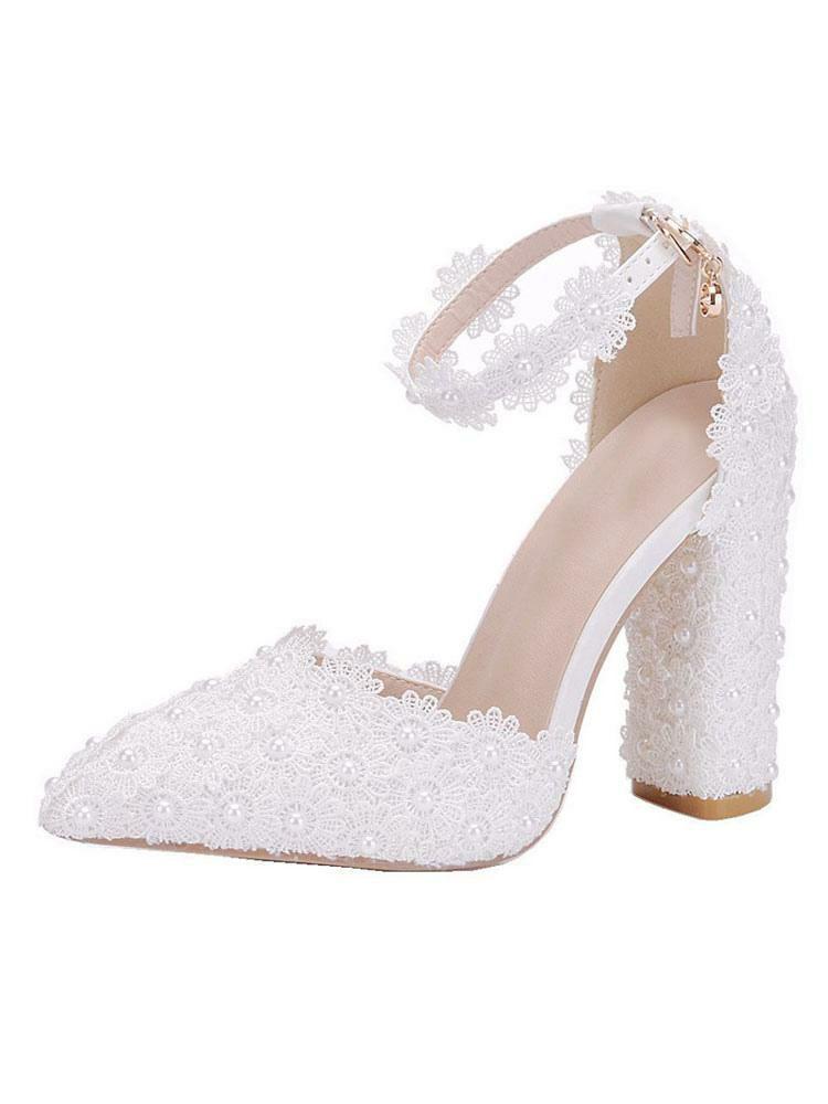 Occasion Shoes | White Evening Shoes High Heel Sandals Leather Pointed Toe Flowers Party Shoes Occasion Shoes Occasion Shoes