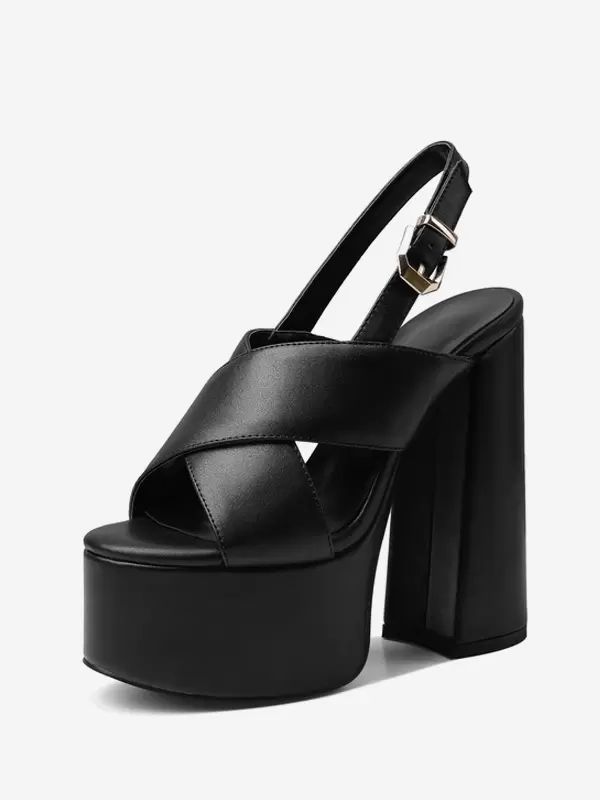 Occasion Shoes | Women Sexy Sandals Chunky Heel Platform Open Toe 2″ 5.7″ Sexy Shoes Occasion Shoes Occasion Shoes