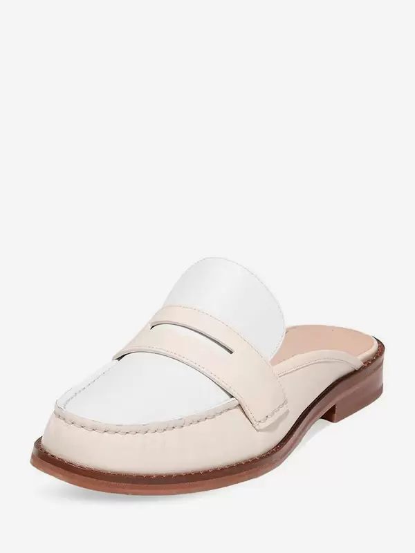 Slippers | Mule Loafers Round Toe Backless Penny Loafers Shoes Slippers