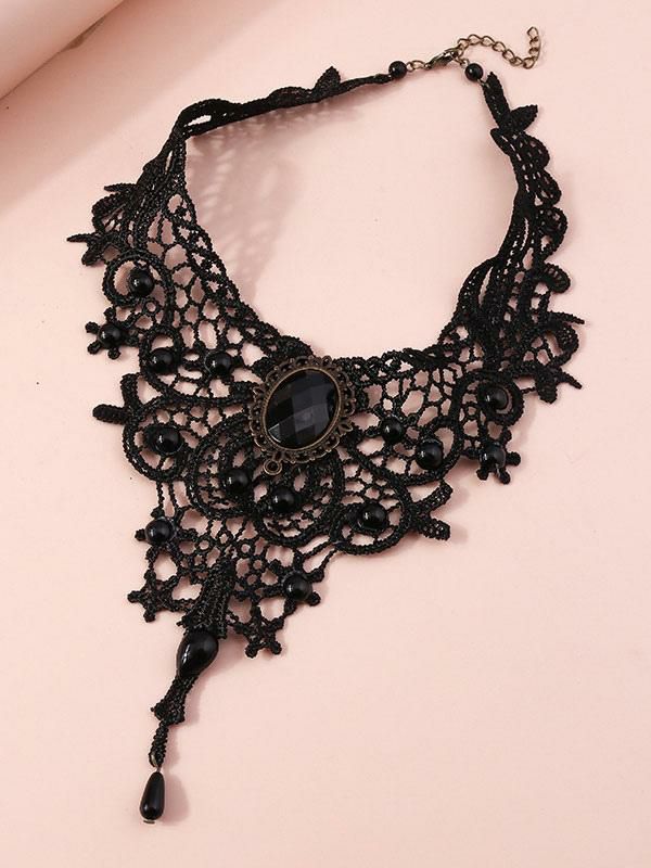 Wedding Accessories | Black Gothic Wedding Necklaces Black Wedding Necklace Wedding Wedding Accessories