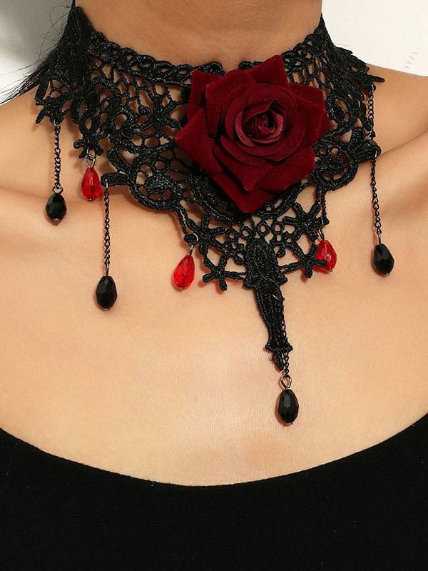 Wedding Accessories | Black Gothic Wedding Necklaces Black Wedding Necklace Wedding Wedding Accessories