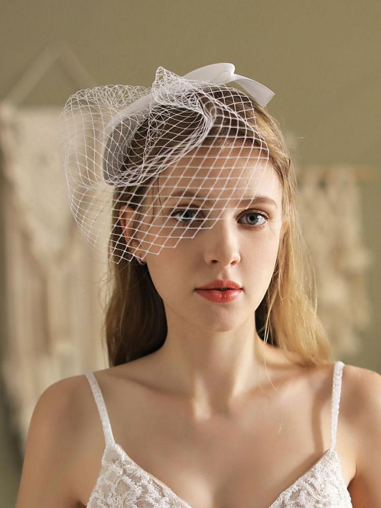 Wedding Accessories | Bows Wedding Veils One-Tier Net Bridal Veil Wedding Wedding Accessories