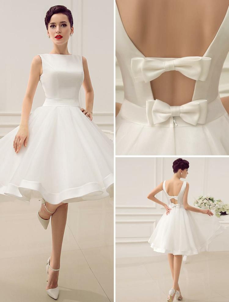 Wedding Accessories | Short Wedding Dress 2024 Vintage Bridal Dress 1950S Bateau Sleeveless Bridal Gown Free Customization Wedding Wedding Accessories