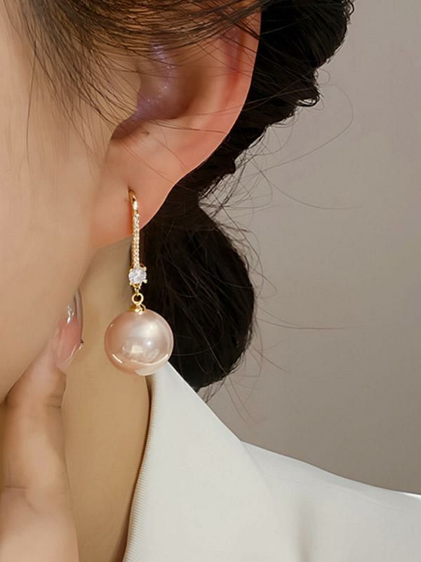 Wedding Accessories | Wedding Earrings Imitation Pearl Metal Pierced Wedding Jewelry Wedding Wedding Accessories