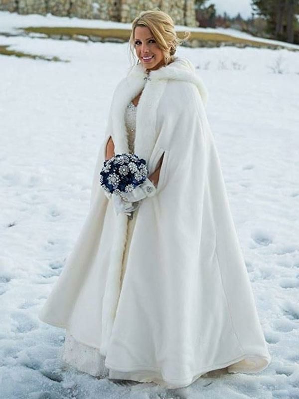 Wedding Accessories | Wedding Wraps Ivory Cloaks Faux Fur Bridal Cover Ups Wedding Wedding Accessories