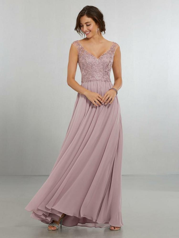 Wedding Party Dresses | Bridesmaid Dress Chiffon A-Line Floor-Length Wedding Party Dress Wedding Wedding Party Dresses