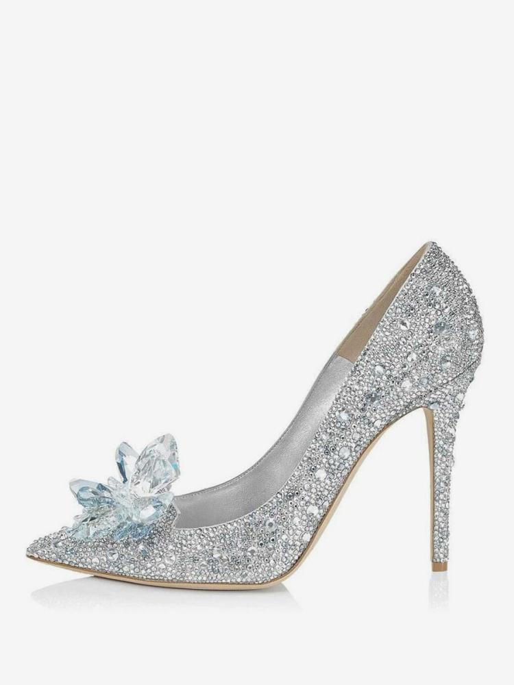 Wedding Shoes | Crystal Rhinestones Bridal Pumps Evening Heels Shoes Wedding Shoes