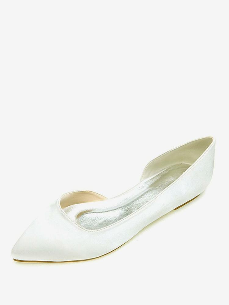 Wedding Shoes | Flat Dorsay Bridal Shoes Shoes Wedding Shoes