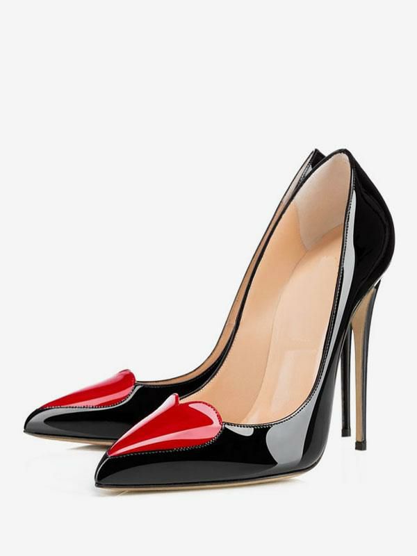 Wedding Shoes | High Heels Pointed Toe Stiletto Heel Sexy Pumps in Black Shoes Wedding Shoes