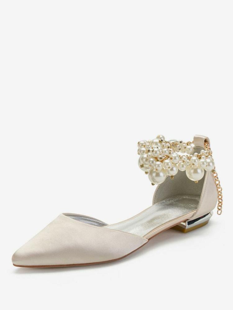 Wedding Shoes | Jeweled Wedding Flats Shoes Wedding Shoes